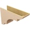 Ekena Millwork 12"W x 36"D x 24"H Classic New Brighton Rough Cedar Woodgrain TimberThane Corbel, Primed Tan CORUR12X36X24NEBRCPR - alternate 5